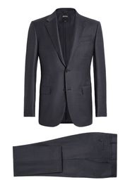 Zegna slim-cut single-breasted suit - Grigio