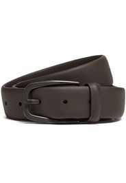 Zegna leather buckle belt - Marrone