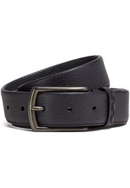 Zegna deerskin buckle belt - Nero