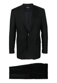 Zegna Trofeo™ wool single-breasted suit - Nero