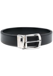 Zegna reversible leather 35mm belt - Nero