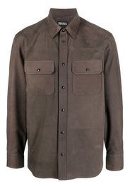 Zegna Giacca-camicia - Marrone