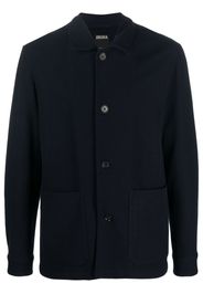 Zegna buttoned shirt jacket - Blu