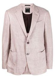 Zegna tailored single-breasted blazer - Toni neutri