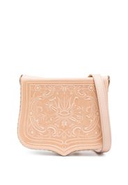 Zeus+Dione embossed-design leather crossbody bag - Toni neutri