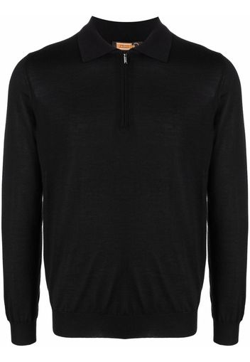 Zilli half-zip polo jumper - Nero