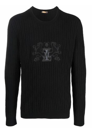 Zilli embroidered-logo jumper - Nero