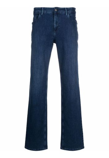 Zilli dark-wash straight-leg jeans - Blu