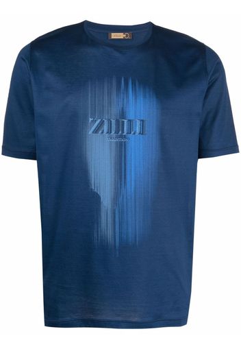 Zilli logo-print T-shirt - Blu