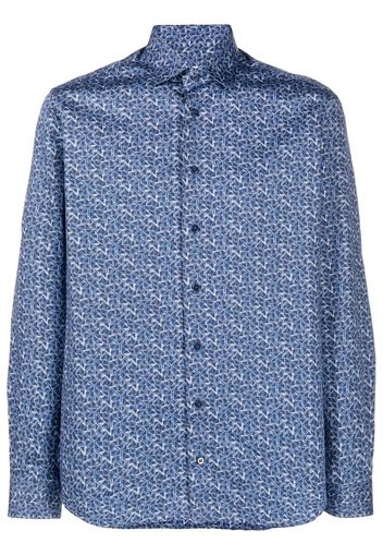 Zilli Camicia con stampa - Blu