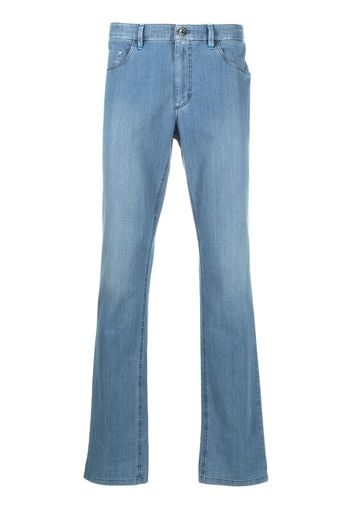 Zilli Jeans slim a vita media - Blu