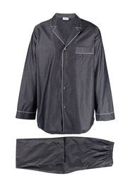 Zimmerli long-sleeve cotton pyjama - Grigio