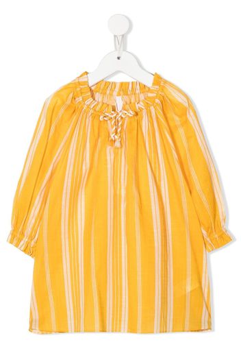 ZIMMERMANN Kids Anneke stripe-print smock top - Giallo