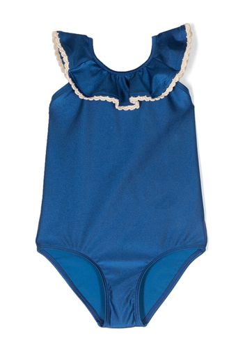 ZIMMERMANN Kids Costume intero con schiena scoperta - Blu