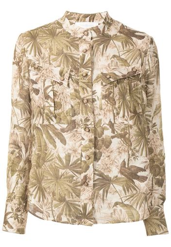 palm tree print shirt