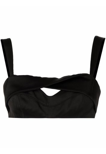 ZIMMERMANN wide-strap detail bra - Nero