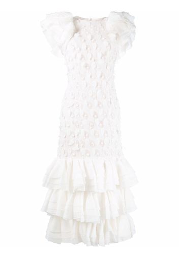 ZIMMERMANN Dancer frilled dress - Bianco