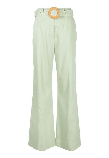 ZIMMERMANN Prima wide-leg trousers - Verde