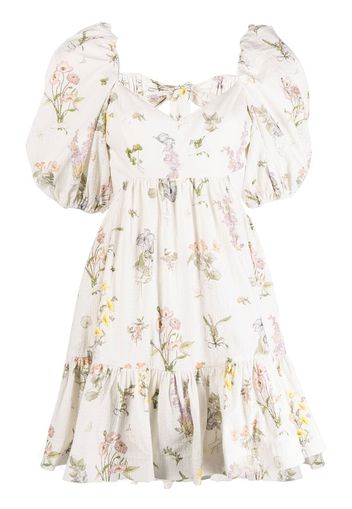 ZIMMERMANN Jeannie floral-print dress - Toni neutri