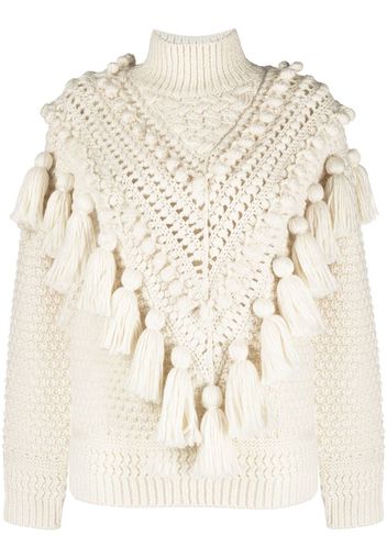 ZIMMERMANN crochet-detail jumper - Toni neutri