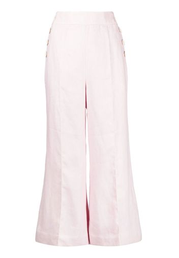 ZIMMERMANN wide-leg high-waisted culottes - Rosa