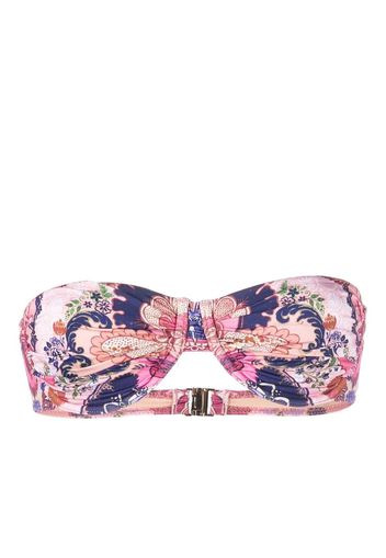 ZIMMERMANN Top bikini Laurel con ruches - Rosa