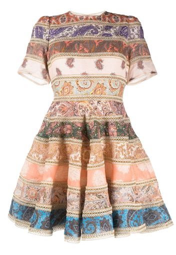 ZIMMERMANN Devi spliced mini dress - Toni neutri