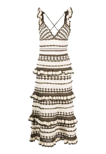 ZIMMERMANN sleeveless knitted dress - Verde