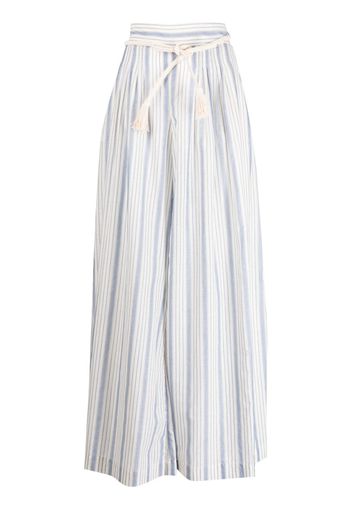 ZIMMERMANN Pantaloni Chintz a righe - Blu