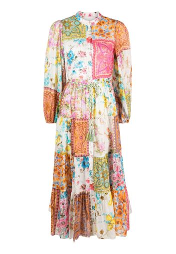 ZIMMERMANN patchwork floral-print dress - Rosa