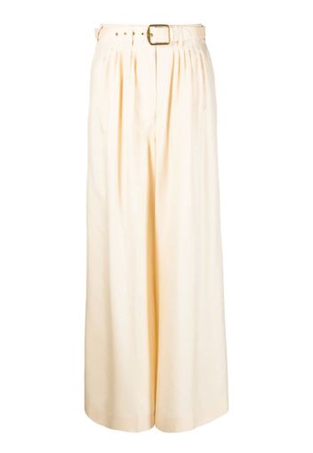 ZIMMERMANN pleated-waistband palazzo trousers - Toni neutri