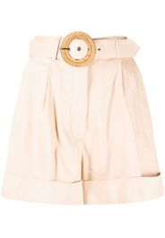 ZIMMERMANN Dancer belted tailored shorts - Toni neutri