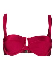 ZIMMERMANN satin underwire bra - Rosso