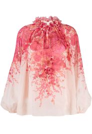 ZIMMERMANN High Tide Billow blouse - Rosa