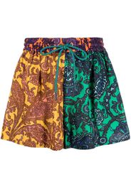 ZIMMERMANN Shorts con stampa paisley - Verde