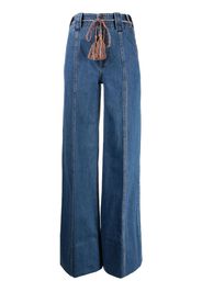 ZIMMERMANN Jeans svasati Tiggy a gamba ampia - Blu