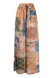 ZIMMERMANN graphic-print straight-leg trousers - Toni neutri