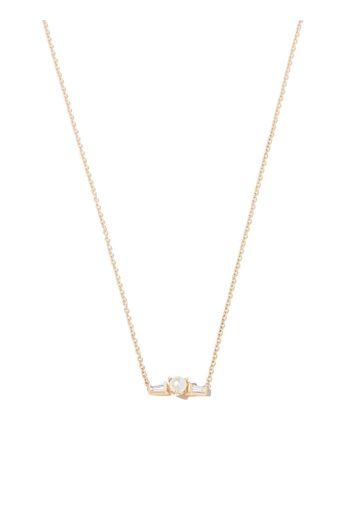 Zoë Chicco 14kt yellow gold pearl and diamond necklace - Oro