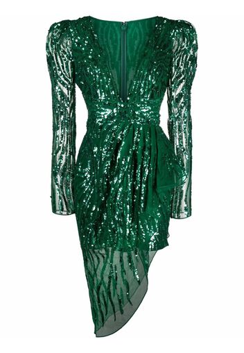 Zuhair Murad Vestito con paillettes - Verde