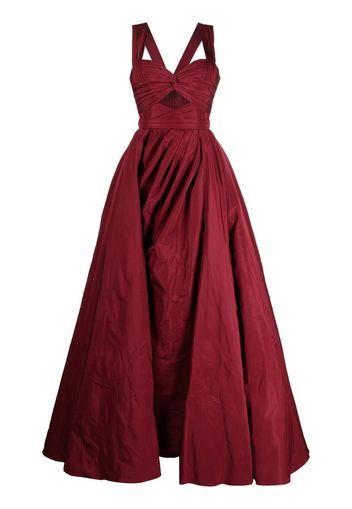 Zuhair Murad Abito da sera con inserti - Rosso