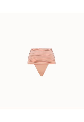 stella mc cartney beachwear slip vita alta in lycra rosa