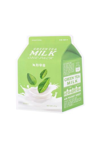 A'PIEU -Milk One-Pack Green Tea Sheet Mask