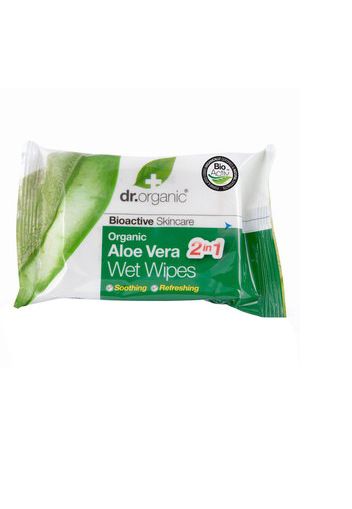 Salviette Umidificate Dr.Organic Aloe Vera 20 salviette