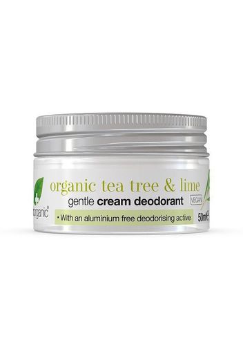 Dr. Organic Tea Tree Deodorante Crema Tea Tree e Lime 50ml