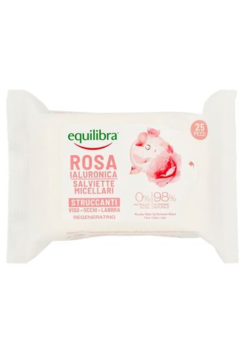 Equilibra Rosa Ialuronica Salviette Micellari Struccanti