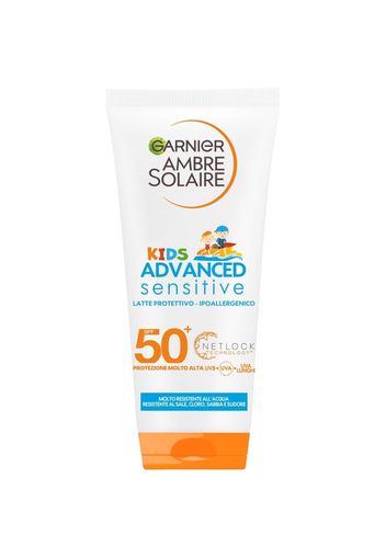 Garnier Ambre Solaire Advanced Sensitive Kids Latte Tubo Bambini IP50+