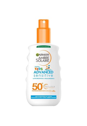 Garnier Ambre Solaire Advanced Sensitive Kids Spray Bambini IP50+