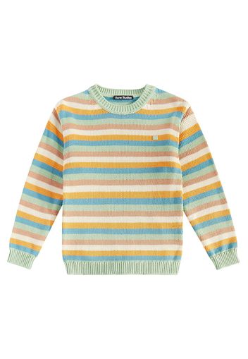 Pullover in cotone a righe