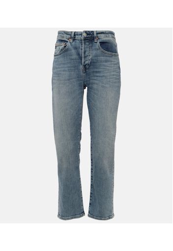 Jeans regular American a vita bassa