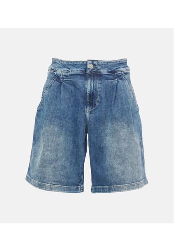 Shorts di jeans a vita alta